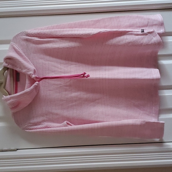 T-by Talbots Pink Long Neck Top probably size M - Picture 2 of 6